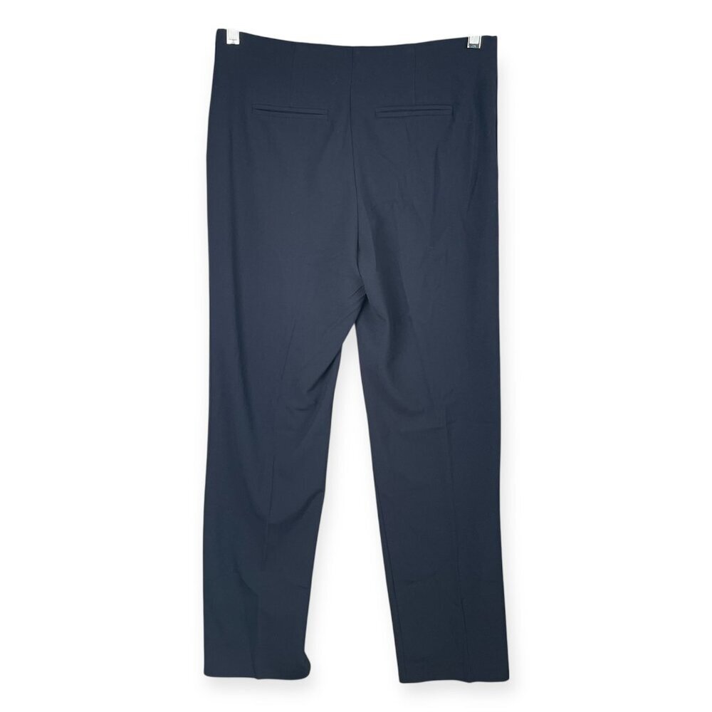 Style & Co Tummy Control Pants 4P Navy Straight Leg Pull-On Career Stretch - Picture 2 of 6